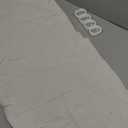 Natural Linen Textured Shower Curtain Set with Hooks, Beige Boho Farmhouse Bath Shower Curtains for Bathroom Neutral Cloth, Hotel Luxury, Weighted, 72W x 72L, Cream