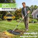 36" x 10" Lawn Leveling Rake, Angled Design Yard Leveler Rake