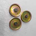 Idler Pulley for 753-08171 956-04129 Cub Cadet RZT50 LTX1050 LTX1046 GT2550 Troy-Bilt GT50 GT54 RZT42 TB42 Fits 38" 42" 50" 54" Deck Riding Lawn Mower Tractor (3 Pack)