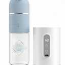 Portable Baby Bottle Warmer  USB Powered Travel Bottle Heater with Constant Temperature Control, Real-Time Display, Leakproof & BPA-Free for Breast Milk or Formula, Home & On-the-Go Use