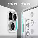 GONEZ Magnetic for iPhone 15 Pro Max Case, [Compatible with MagSafe] Anti-Scratch Microfiber Lining & Screen Protector, Shockproof Slim Phone Silicone Cover 6.7 inch, White