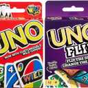 Mattel Uno Original and Uno Flip Card Games, Combo Pack of 2