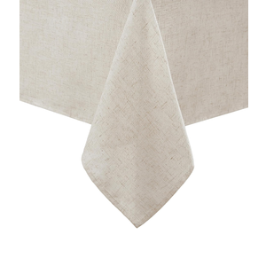 Beige Linen Tablecloth 45x108 ft