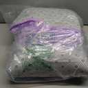 DweIke Fluffy Purple Shag Rugs for Bedroom Living Room, 4x6 Feet Soft Plush Tie-Dyed Light Purple Girls Boys Kids Rug, Upgraded Non-Slip and Machine Washable Carpet for Dorm Nursery Classroom Decor