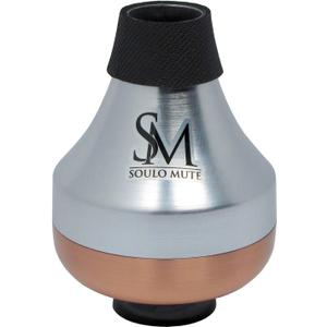Soulo SM8525 Trumpet Harmon-Style Wah Wah Mute, Copper Bottom - 5.5 x 4.25 x 4.25 inches