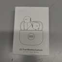 Wireless Bluetooth 5.4 Earbuds, Ear Buds LED Power Display Headphones 6D Stereo, Bluetooth Earbuds in-Ear Noise Cancelling Mic, 40H Playback Mini Case IP7 Waterproof Sports Earphones for Android iOS (Creamy White)