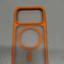 TORRAS Magnetic Shockproof for iPhone 17 Pro Case, Compatible with MagSafe, Military-Grade Drop Protection, Camera Control, DIY Button, Slim Translucent Phone Case for iPhone 17 Pro, Orange