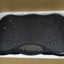 Vibration Plate Exercise Machine, 130 Levels Full Body Workout Vibrating Plate for Lymphatic Drainage Weight Loss, 450 Lbs Capacity Shake Platform with Resistance Bands Bluetooth for Women Men