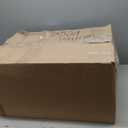 ZOLANOful Round Boucle Storage Ottoman, Sherpa Teddy Fabric Ottoman Footstool with Reversible Tray Lid, Folding Footrest with Storage for Living Room, Bedroom, Dorm, Black, 14.6" x 14.6" x 17.7"