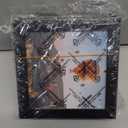 4x4 Square Picture Frame Black Photo Frames Display for Wall and Tabletop, Set of 6