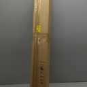 Sunbox Cordless Bamboo Roman Shade Blind, Woven Wood Roman Shades, Light Filtering Natural Bamboo Shades for Windows, French Doors, 44" W x 64" H, Pearly White