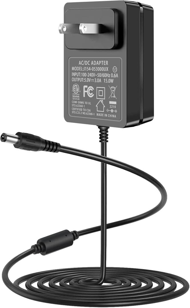 5V Charger for Sony SRS-XB30 SRS-XB41 SRS-BTS50 SRS-M55 SRS-TD60 AC-E05030 Portable Speaker DC 5V 3A Power Supply Adapter for Philips Radio AE 5220B AE 5020B DAB Radio Xiaomi Mi TV Box