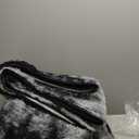 8x10 Ft Extra Large Shag Rugs for Living Room, Tie Dyed Ultra Soft Fluffy Furry Area Rugs for Bedroom Indoor Floor, Aesthetic Carpet for Kids Home Decor (Dark Grey)