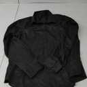 Women's Button Down Shirts Long Sleeve Dress Shirts Collared Fitted Work Office Blouse Tops Wrinkle Free (X-Large, Black)