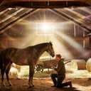 Christmas Nativity Garage Door Cover, 6 x 13 FT Christmas Manger Backdrop Banner The Birth of Christ Hanging Backdrop Decoration for Xmas Holy Night Scene Religious Outdoor Church Party Supllies