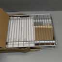1 Pack Expandable Pull Out Cabinet OrganizerSide Mounting 12.3~18.5"x22.5"Cabinet Pull Out Shelves, Expandable Slide Out Spice Rack for Kitchen Bathroom Office