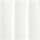 3 Rolls White Poly Burlap Deco Mesh Ribbon for Wreath Crafts, 10 Inch x 30FT Per Roll Decorative Mesh Ribbon Wrapping Ribbon Rolls for Christmas Tree Wreath Decoration DIY Crafts Making