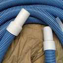 Poolmaster Manual Pool Vacuum Hose, 30 Ft x 1-1/2” for Inground & Above Ground Pools, Not for Automatic Cleaners, Kink-Free, Heavy Duty Pool Cleaner Hose with Swivel Cuff – Made in USA