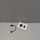 2-in-1 Wireless CarPlay & Android Auto Adapter, Plug & Play CarPlay Dongle Converts Wired to Wireless, Fast Auto-Connect, No Delay, Compact Design for iPhone & Android with USB/USB-C Port(Black)