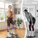 JOROTO Air Stepper Exercise Machine with LED Monitor and Resistance Bands, 300LB Capacity Stair Stepper, 5-Level Adjustable Resistance and Low-Impact Steppers for Exercise at Home