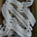 Baby Hangers for Nursery Closet,40 Pack Infant Hangers Extendable and Non-Slip for Newborn Toddler Kids Clothes,11"-14.6" Adjustable Children Coat Pant Hanger for Girl Boy Nursery Must Have (White)