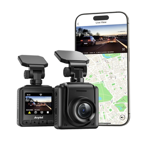 Dash Cam 2K, WiFi Dashcams with APP, External GPS, 1.5'' IPS Screen, Front Dash Camera for Cars, Mini Car Camera, WDR Night Vision, 24H Parking Monitor, Loop Recording, G-Sensor