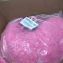 Rectangle Washable Dog Bed for Large, Medium & Small Dogs – Soft Calming Puppy Beds, Durable Warm Pet Sofa with Non-Slip Bottom for Indoor Use.Pink M Size (33.5"x33.5"x7.1")