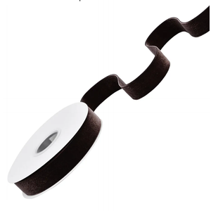 Ribest Brown Velvet Ribbon 1 Inch Continuous 10 Yards Christmas Ribbon for Gift Wrapping Wreath Christmas Tree Party Decoration Crafts Home Decor Bouquets