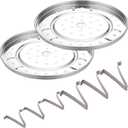 Steaming Rack 6.9 Inch Pressure Canner Rack Stainless Steel Food Steam Basket with 3 Short and 3 Tall Detachable Legs for Cooking,Toast,Bread,Salad,Baking (6.9"/175mm) (2-3/4" Height)