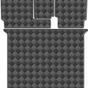 Cargo Mat & Backrest Mats for 2018-2024 Volkswagen Tiguan 5 Seat Accessories, All Weather Waterproof Rear Cargo Liner Rear Trunk Liner Back Seat Cover Protector