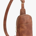 Telena Crossbody Bags for Women Leather Cross Body Sling Bag for Woman Travel, Brow