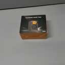 Portable Waist Fan Clip On Rechargeable 3-Speed Settings with Charger and Light, Wearable Personal Belt Fan Cooling, Hands-Free Neck Fan For Outdoor Hiking Jobsite Farms(orange)