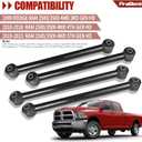 2-3 Lift Front Upper & Lower Control Arms for 2009-2023 Dodge Ram 2500 3500 4WD, Adjustable Upper & Lower Control Arm Kit-4PCS