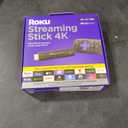Roku Streaming Stick 4K - HDR & Dolby Vision Roku Streaming Device for TV with Voice Remote & Long-Range Wi-Fi - Free & Live TV