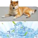 Cooling Mat for Dogs, Breathable Dog Cooling Pad Self Cool Pet Blanket for Outdoor Indoor Non-Slip Cool Dog Bed,Medium