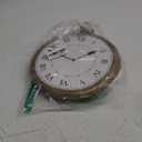 Nicky Bigs Novelties Jumbo Clock Necklace Prop 10 Oversized Clock on 16 Chain White Rabbit Flavor HipHop Costume Accessory Lightweight Plastic Cosplay Halloween Decoration