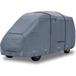 GEARFLAG Class B RV Cover fits 20'-23' with Reinforced Windproof Side-Straps Anti-UV Water-Resistance Multi-Layers Heavy Duty Ideal for Camper Cover