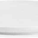 Kanwone Porcelain Dinner Plate - 10 Inch, White, Microwave and Dishwasher Safe Plate