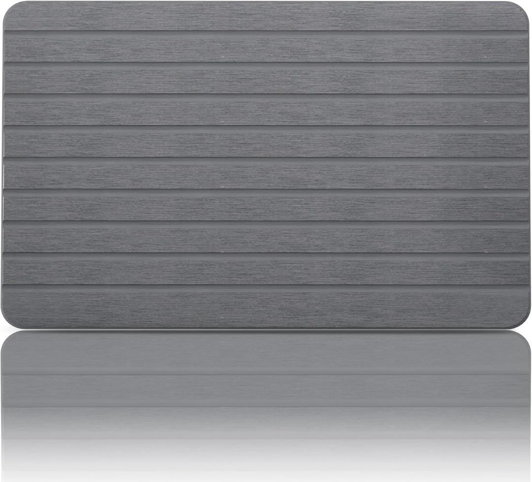 YEECOPON Stone Bath Mat, Quick Drying Diatomite Shower Mat, Non-Slip Super Absorbent Bath Stone Mats for Bathroom Floor, Natural Easy to Clean, Dark Gray