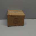 16 Oz Glass Coffee Mug – Coffee Pot Style, Mini Coffee Pot Mug with Lid, Heatproof Large Capacity Clear Cup (1pcs)