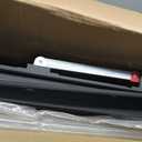 RV Exit Window, 30" W x 22" H Tinted RV Window with Net Screen and Trim Ring, Suitable for 1-1/2" or 2" Walls, DOT Approved