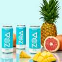 ZOA Zero Sugar Energy Drinks - Tropical Punch | Healthy Energy Formula with Natural Caffeine, Daily Vitamin C, Essential B-Vitamins | Gluten-Free, Keto Friendly | 16 Ounce Cans (Pack Of 12) (EXP 12/02/26)