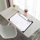 Large Desk Calendar 2025-2026, Calendar with Desk Protecting Pad, Desk Calendar Large 22x17, Runs From July 2025 to December 2026, 18 Months, Big Desktop Calendar for Family Classroom and Office (Black)