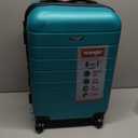 Wrangler Smart Luggage Set with Cup Holder and USB Port, Teal, 2 Piece