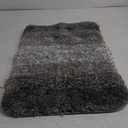 Bathroom Rug Mat Grey Bath Rugs Thick Soft Microfiber Bath Carpet Absorbent Machine Washable Rugs for Shower Floor Bathroom Runner Non-Slip Bathmat 24x16 Inch