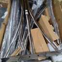 MAXLEAD Clothes Rack, Clothing Rack with Wood Shelves 500 LBS Heavy Duty Garment Rack for Hanging Clothes Portable Closet Sturdy Coat Rack for Bedroom, Living Room, Laundry, Balcony, Silver