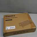 Smiry Bamboo Shoe Rack for Closet, 2 Tier Wooden Stackable Shoe Organizer, Free Standing Shoes Storage Shelf for Entryway, Front Door Entrance, Brown