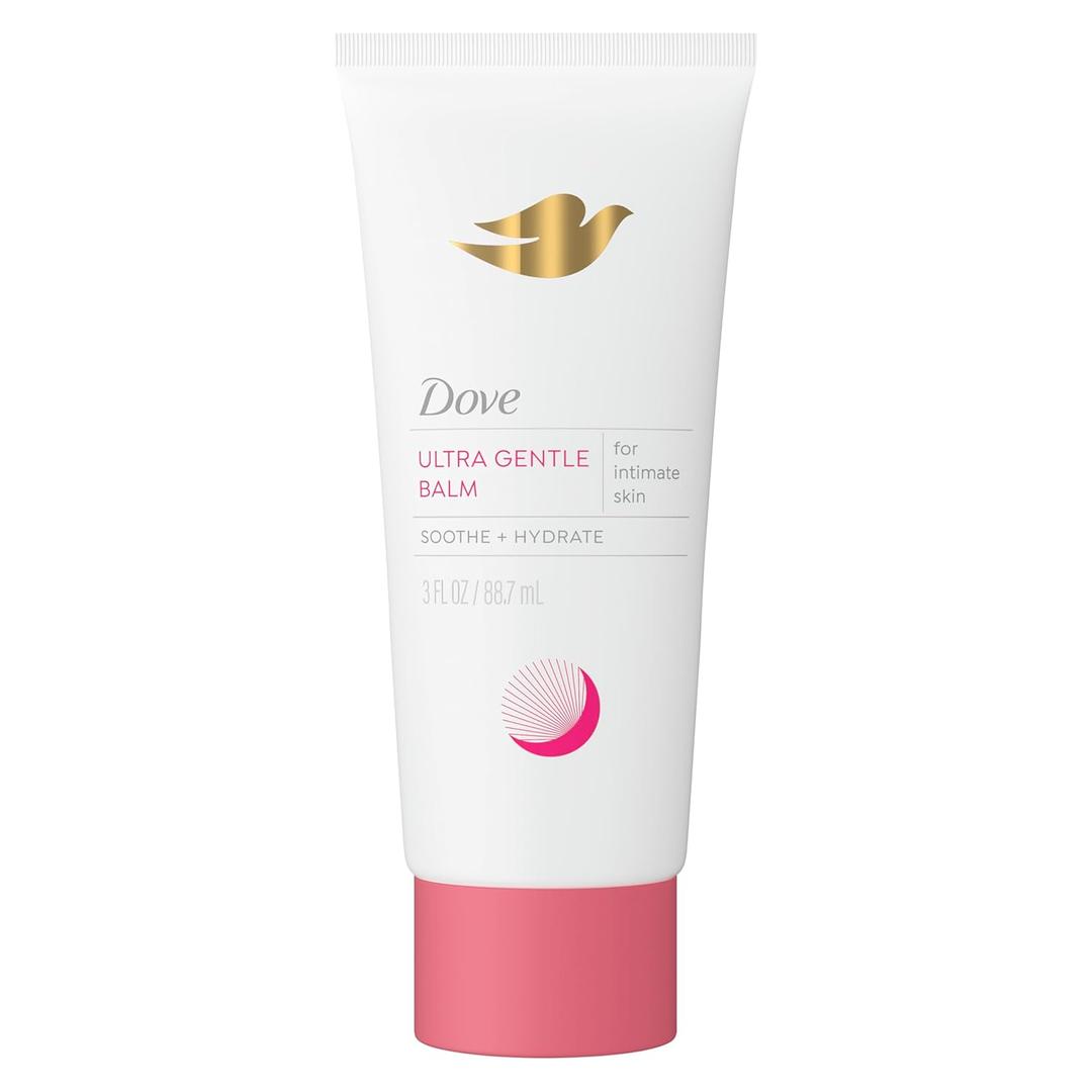 Dove Ultra Gentle Unscented Vulva Balm for Women - Hydrates Dry Intimate Skin-Perfect for Menopause, 3 oz