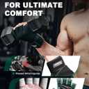 Trideer Workout Gloves for Men, Weight Lifting Gloves with Wrist Wrap Support, Full Palm Protection & Extra Grips for Weightlifting, Exercise, Cross Training, Fitness, Pull-up