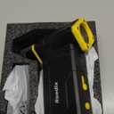 Compressed Air Duster, 210000RPM 8-Gear Adjustable Electric Air Duster with LED Display, 10,000mAh Rechargeable Air Blower for Keyboard, PC, Car and Home Cleaning, Jet Dry Blower Replace Canned Air (Yellow)